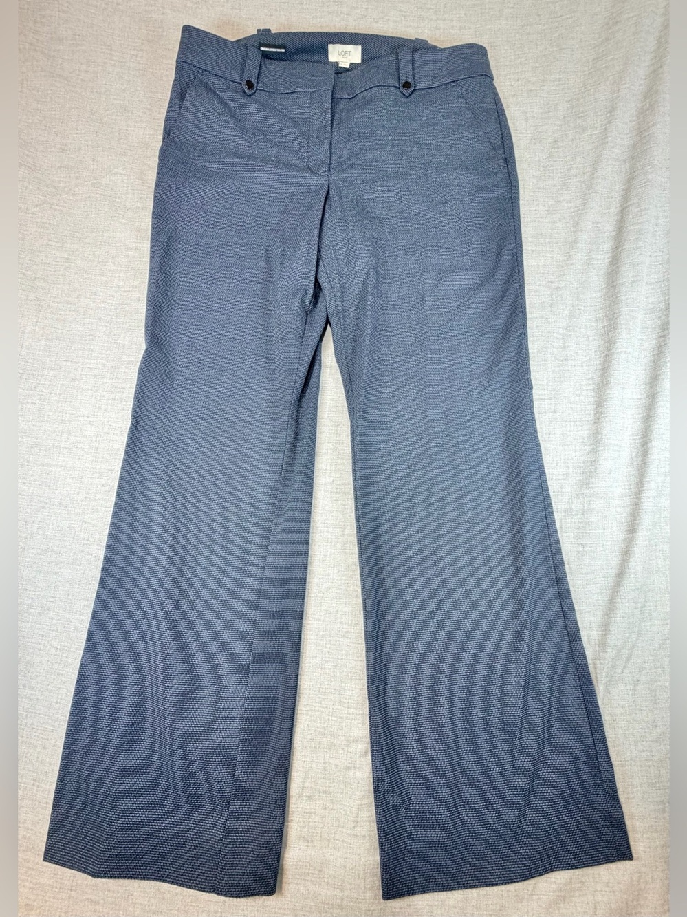 LOFT Dark Navy Wide-Leg Women's Trousers